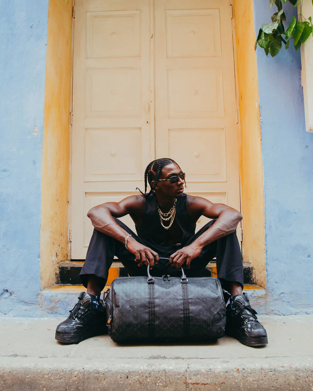 Trippy  Monogram Duffle