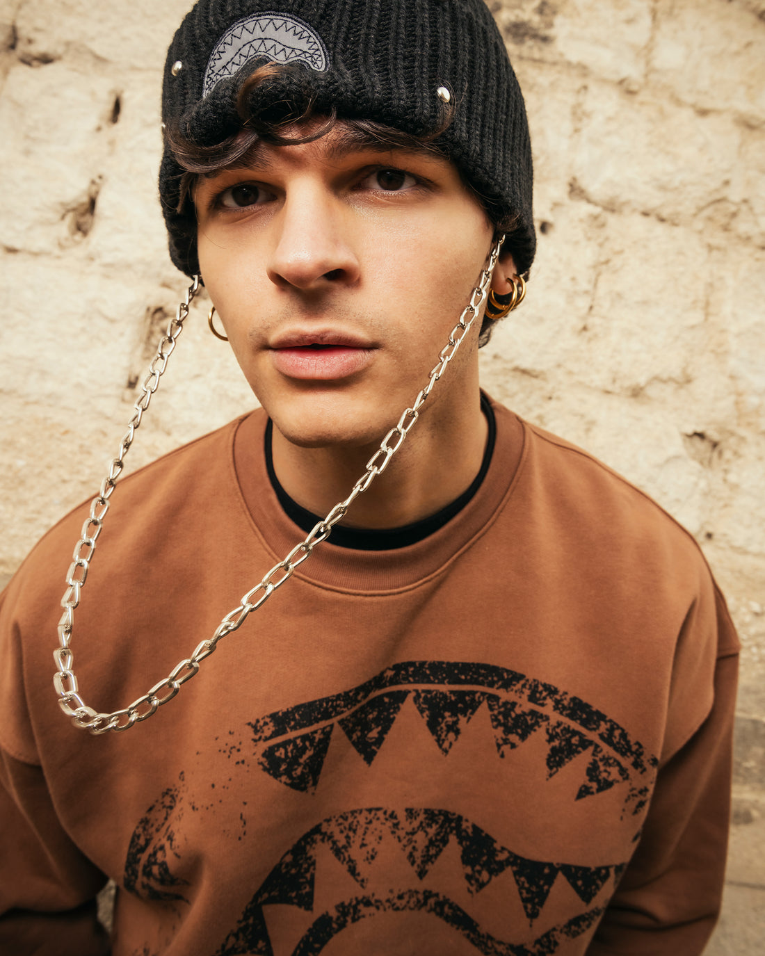 SHARK STAMP CREWNECK