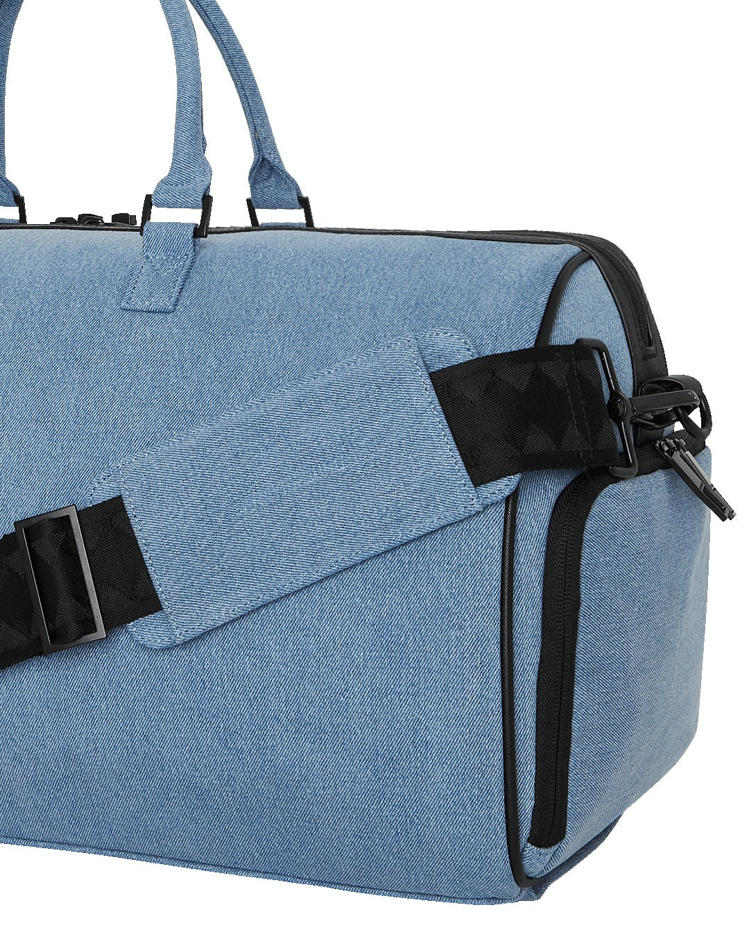 DENIM SHARK DUFFLE