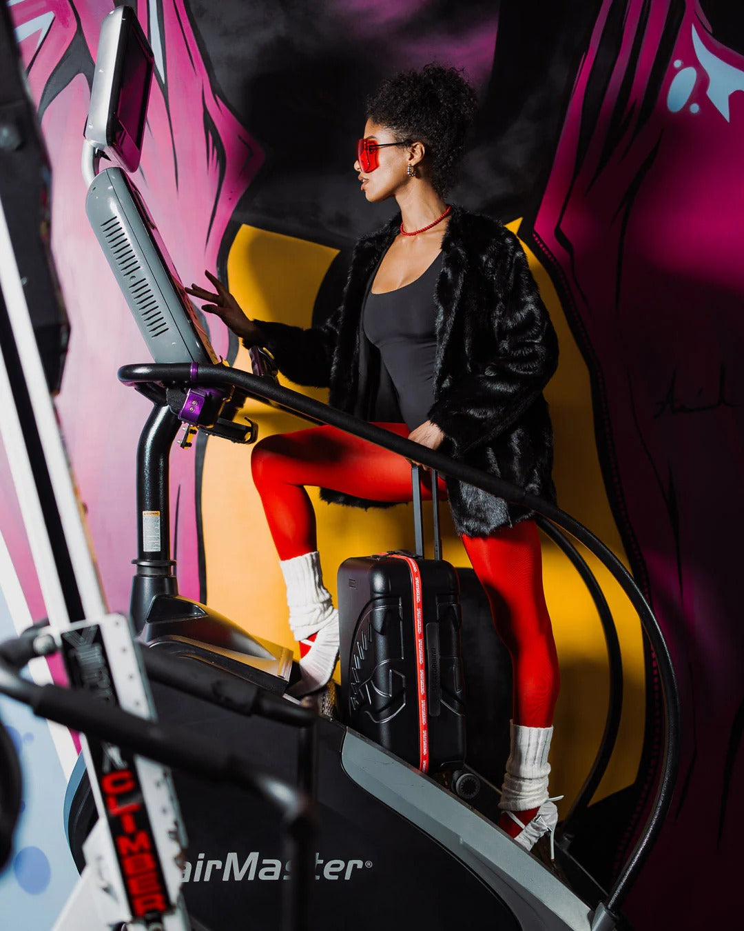 PRINTED ZIPPER SHARK CARRY-ON LUGGAGE