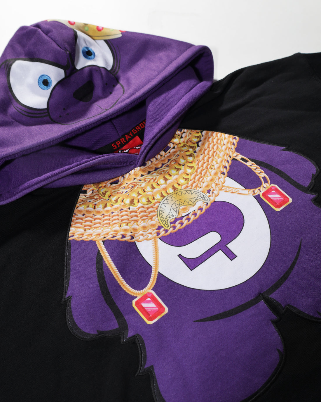 MANY CHAINS BEAR OVER HOODIE