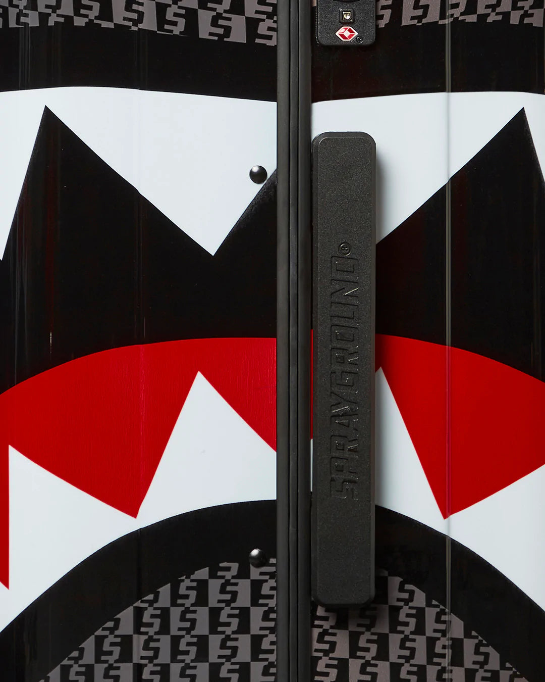 Grey Money Check Luggage 910cl182nsz