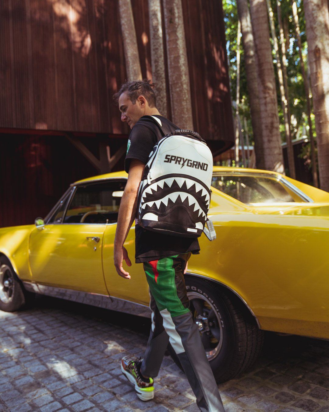 Sprayground Backpack SWERVE DLX BACKPACK Black