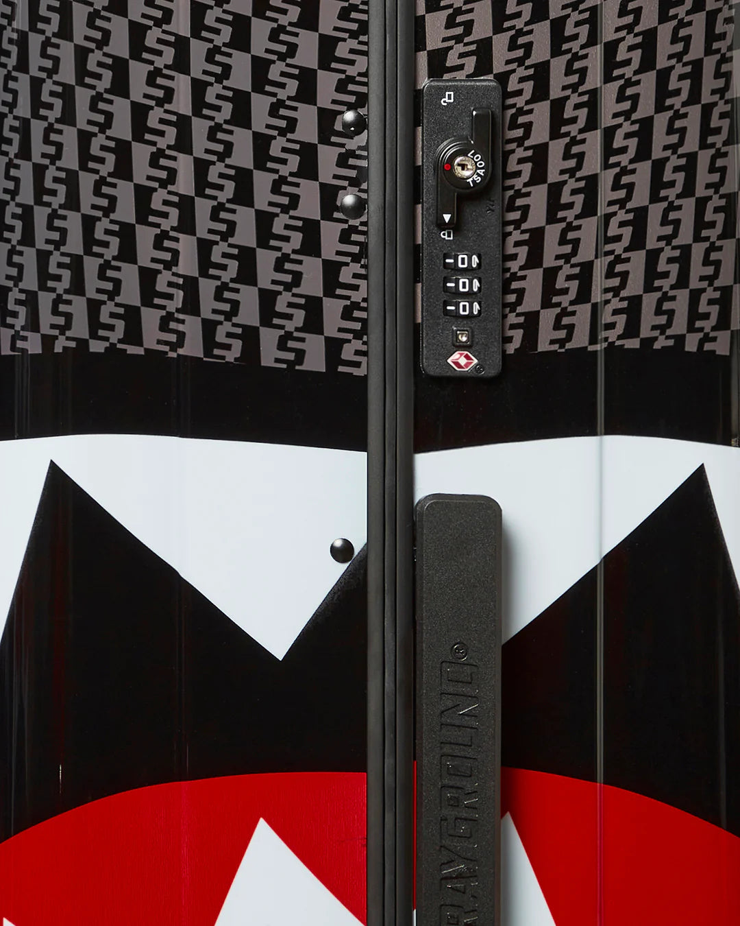 Grey Money Check Luggage 910cl182nsz