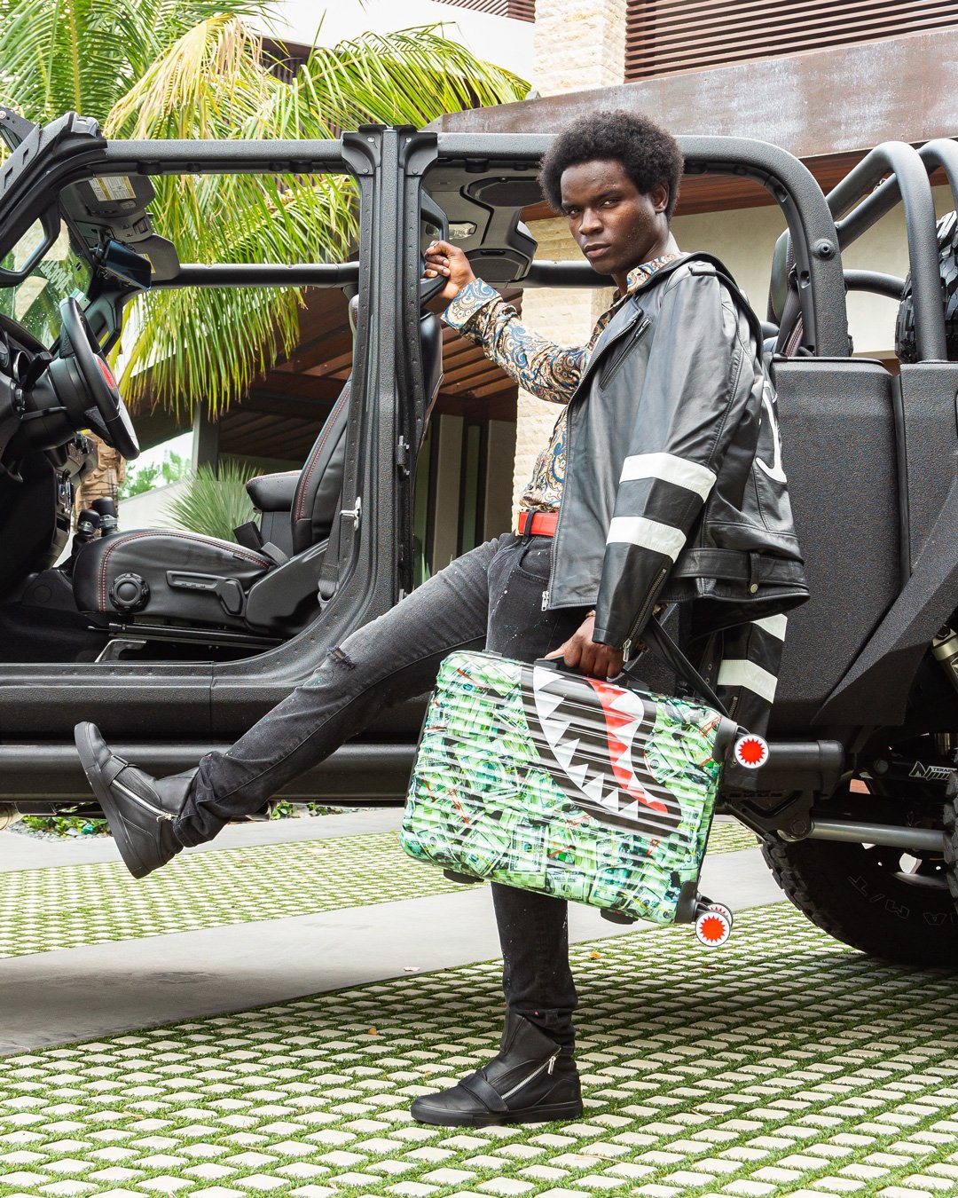 Mama I Made It Sharknautics Hardshell Carry-on Luggage