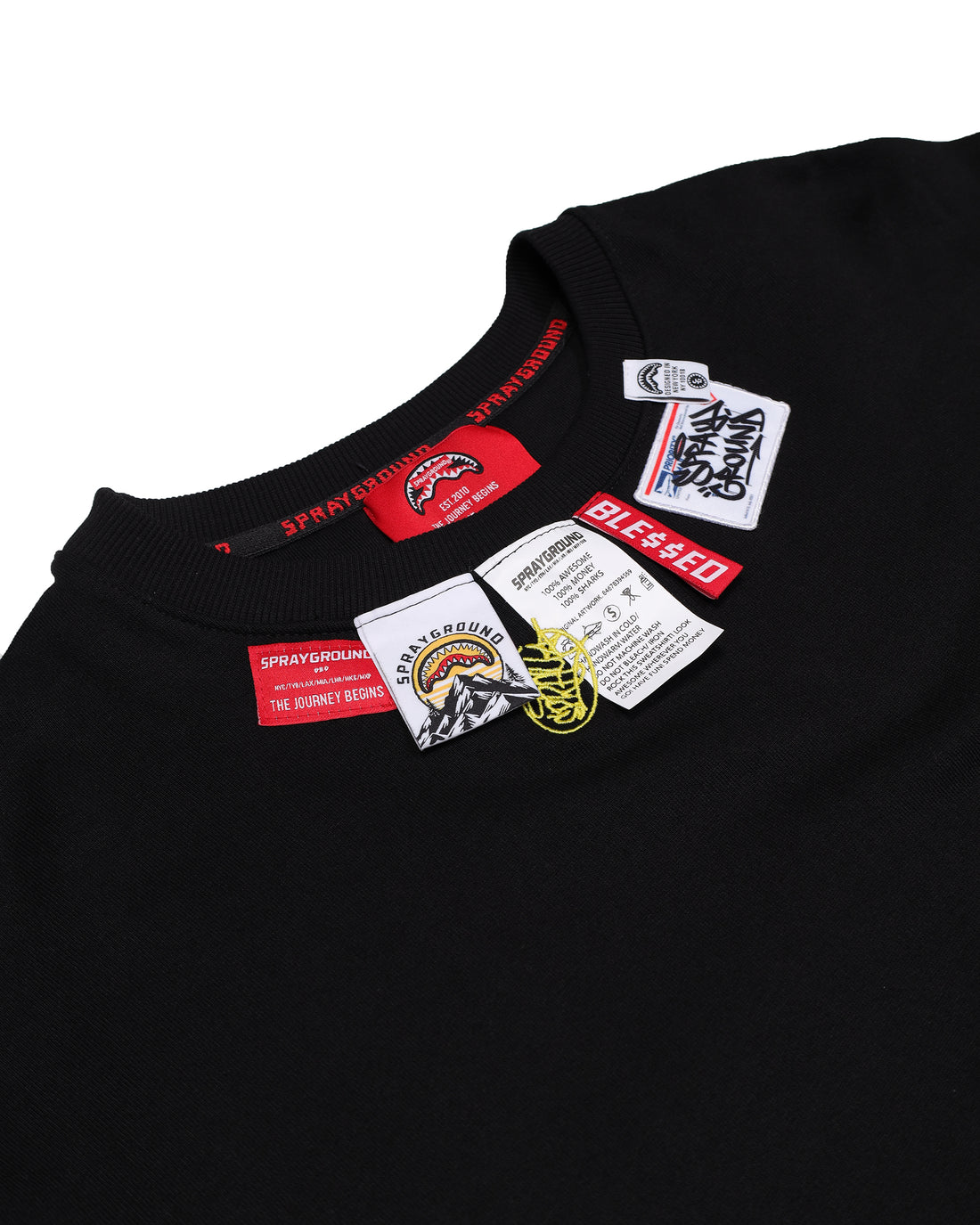 SPRAYGROUND LABEL CREWNECK