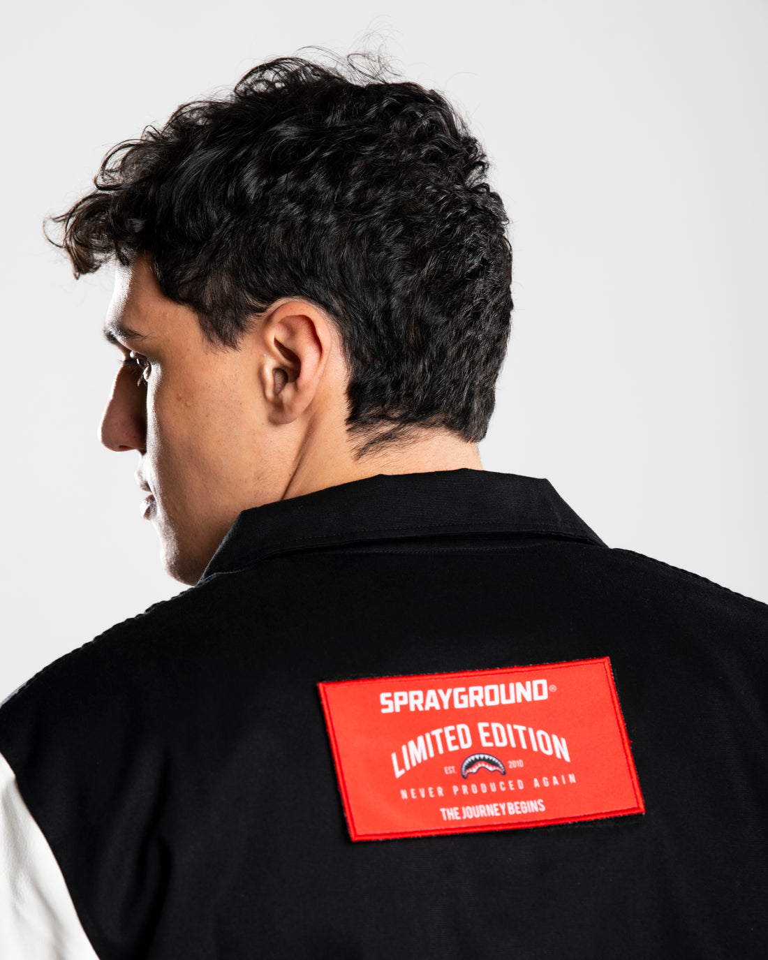 DETACH AND STICK IT VARSITY JACKET