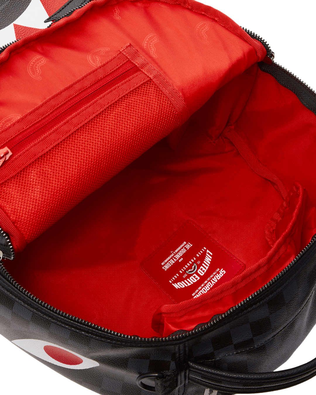 Sprayground Backpack SHARK BITE SHARKS IN PARIS GRAY BACKPACK (DLXV) Black