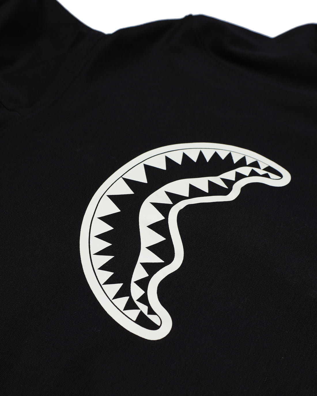 GLOW IN THE DARK SHARK BONE DOUBLE FULL-ZIP