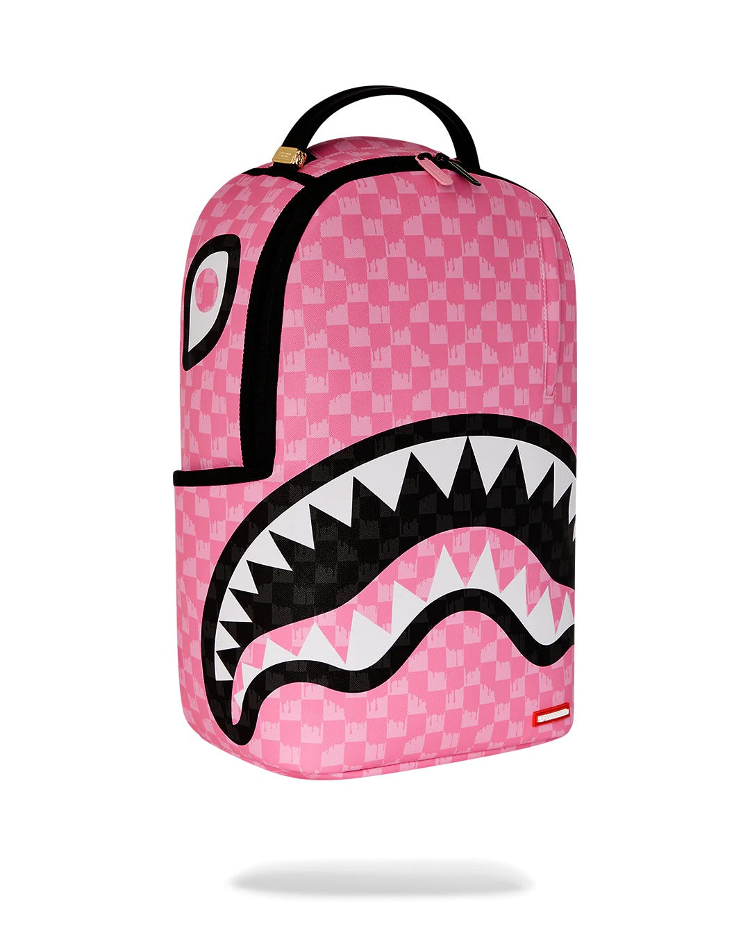 PINK AND BLACK DRIP CHECK DLXSV BACKPACK