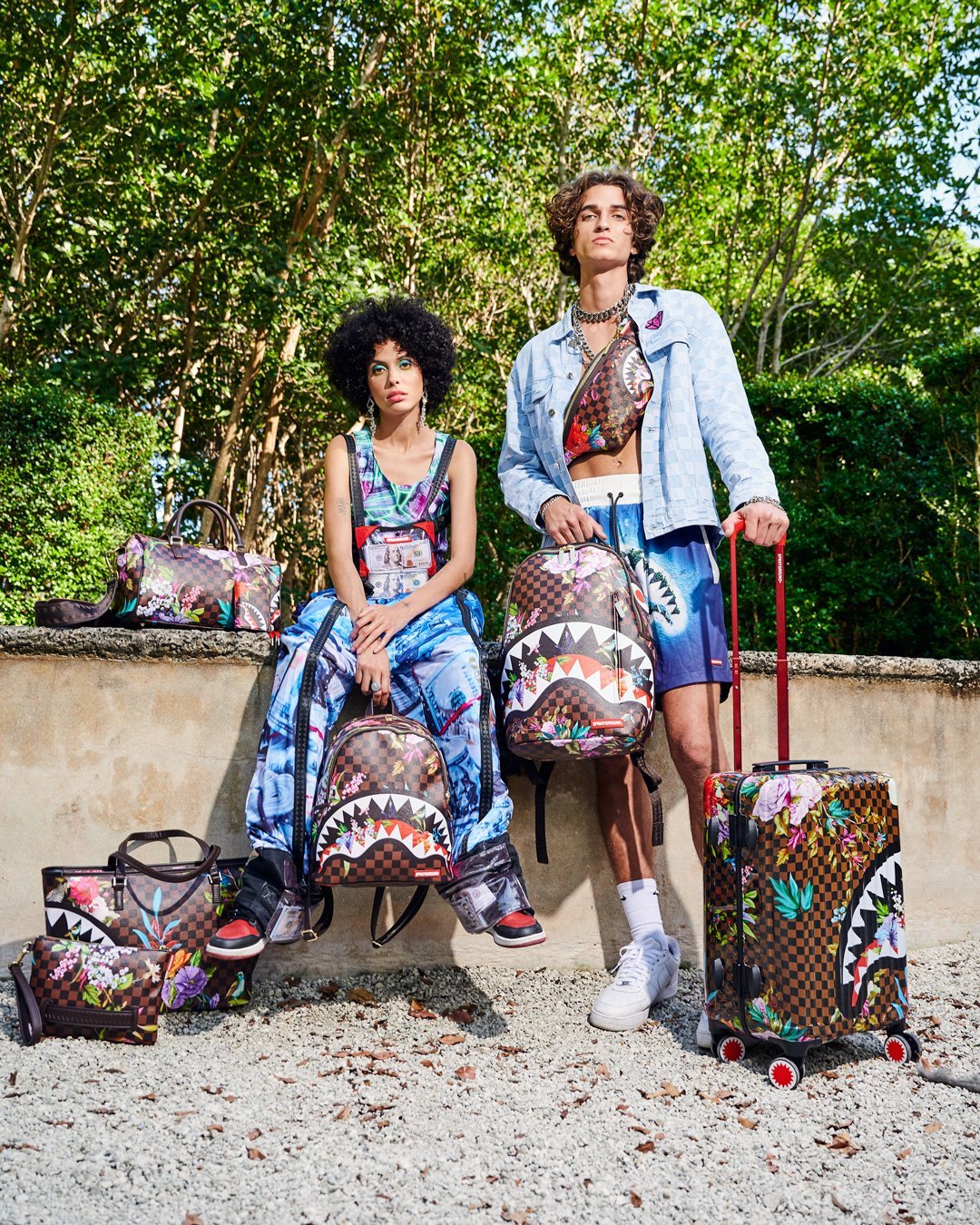 Garden Of Sharks Backpack (dlxv)