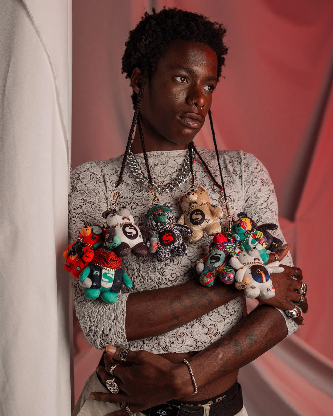 GOLD RUSH BEAR KEYCHAIN