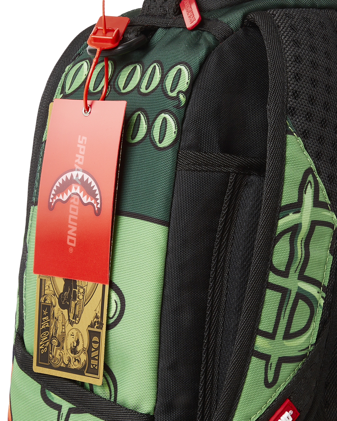 Sprayground Backpack DIABLOBEAR MONEY CHASER DLXR  Green