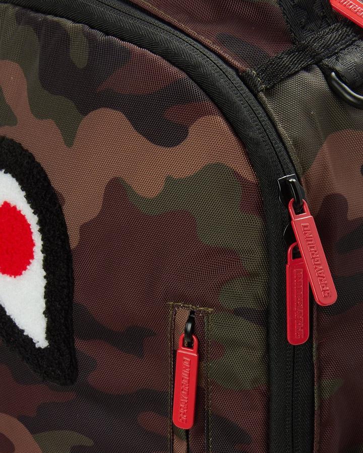 Sprayground Backpack TORPEDO SHARK CAMO Green