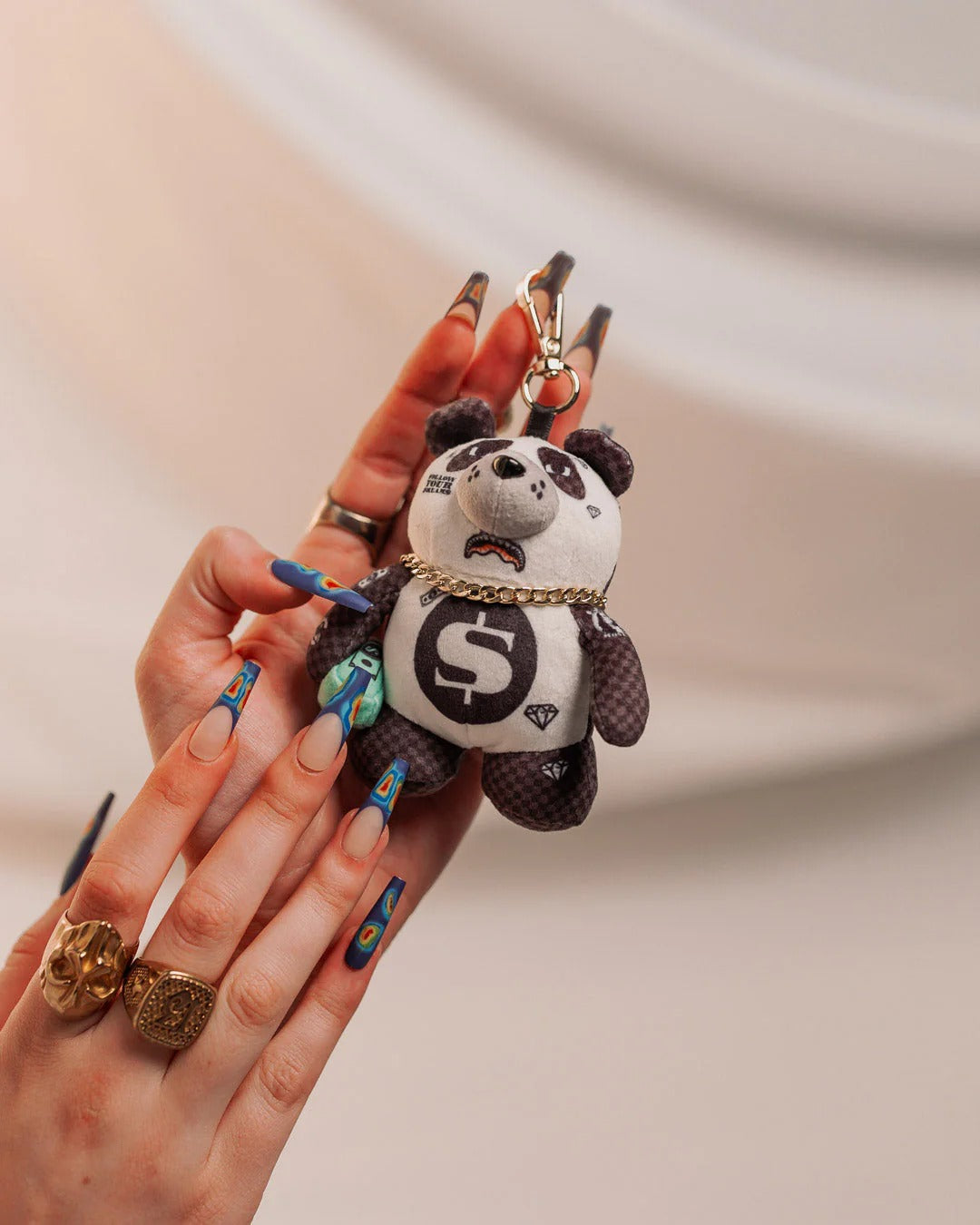 PANDA PANDA PANDA BEAR KEYCHAIN