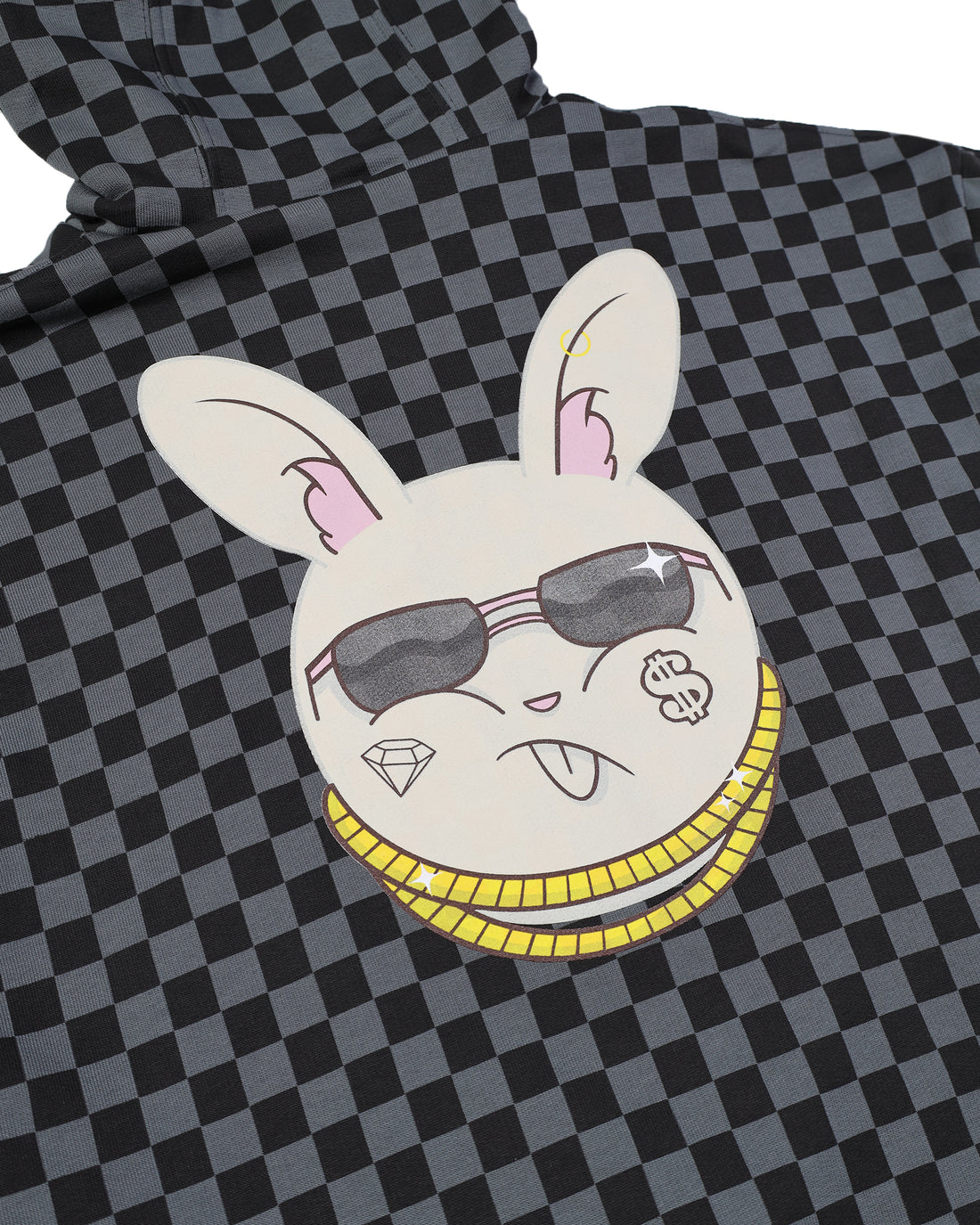 SPLATTER BUNNY OVER FULL ZIP