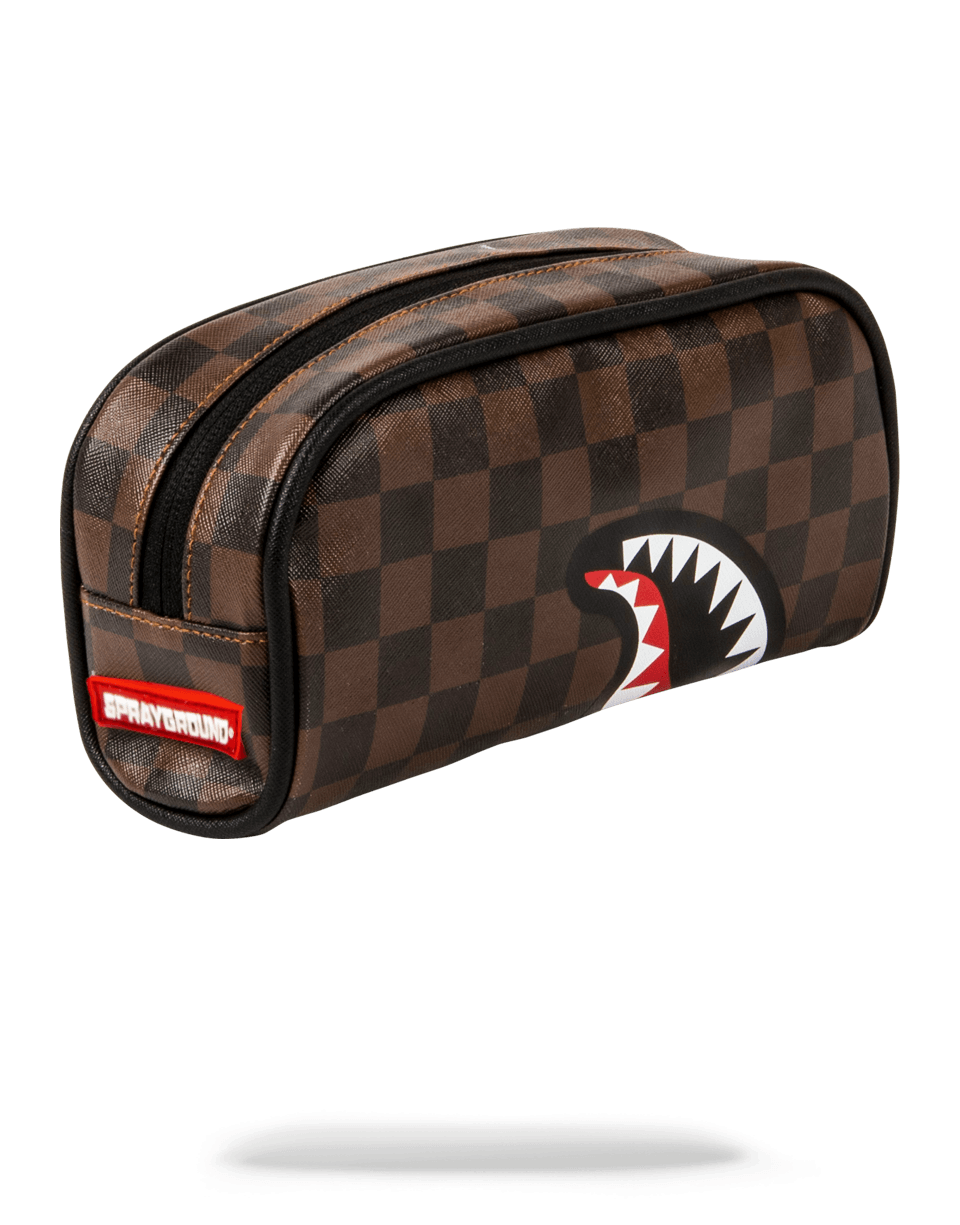 Sprayground Bag SHARKS IN PARIS POUCH  Brown