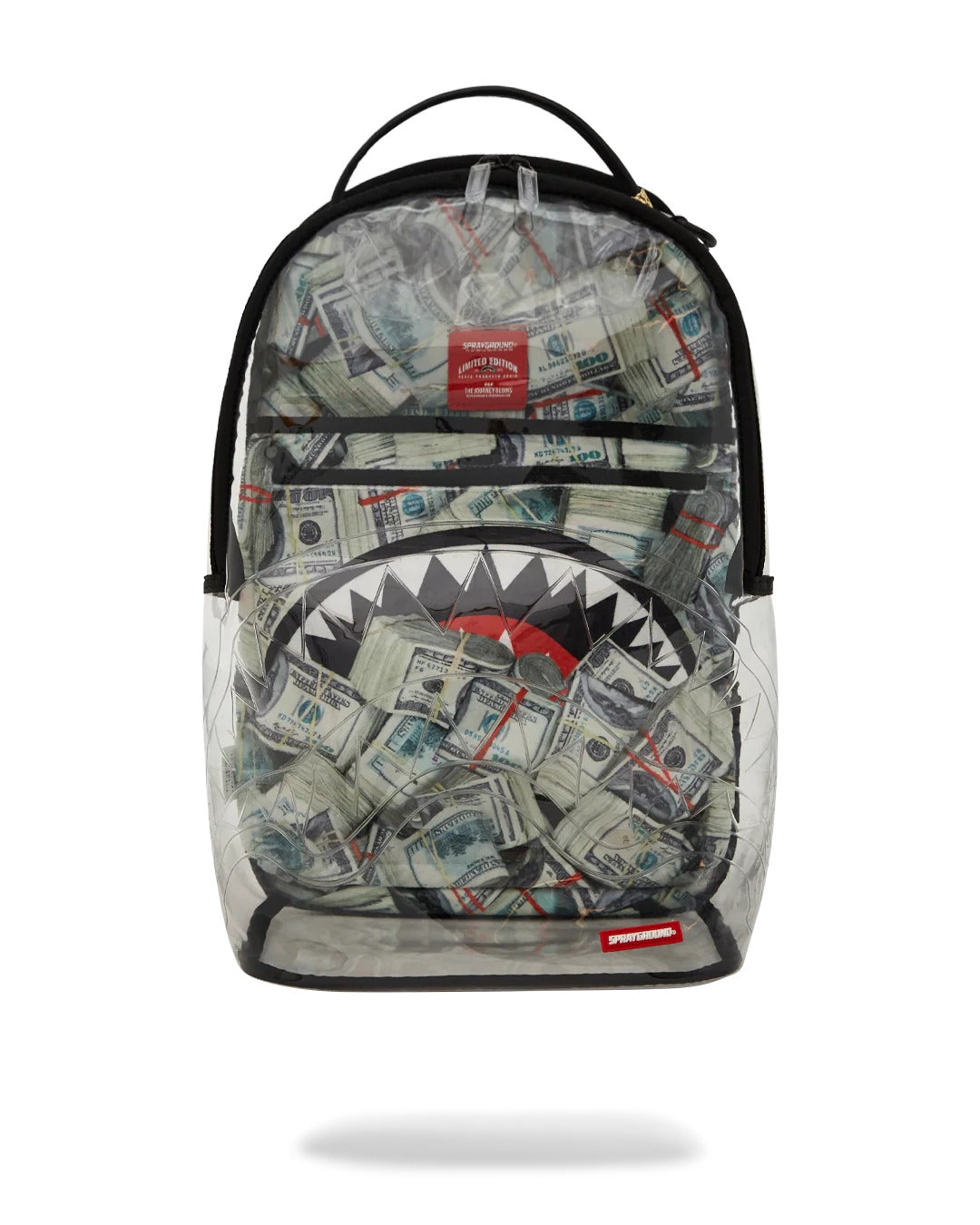 MONEY PILE DLXS CLEAR BACKPACK