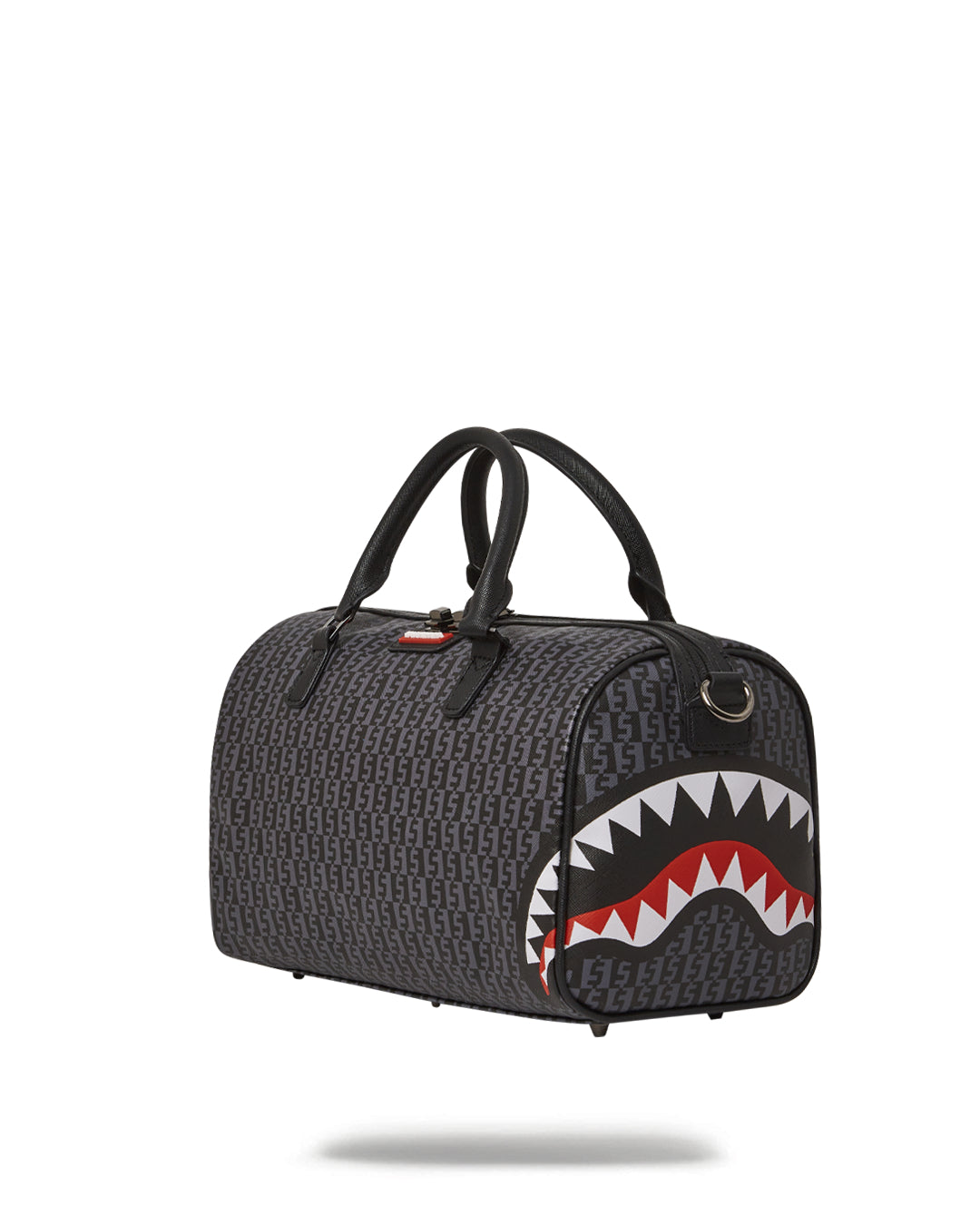 Money Check Grey Mini Duffle  910d4941nsz