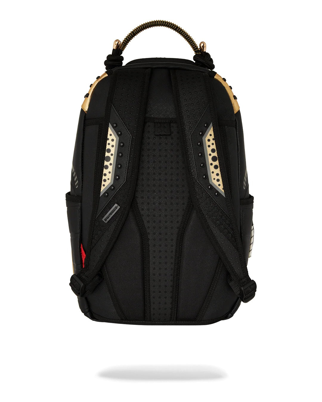 AI WONDERLAND GOLD AND BLACK BACKPACK