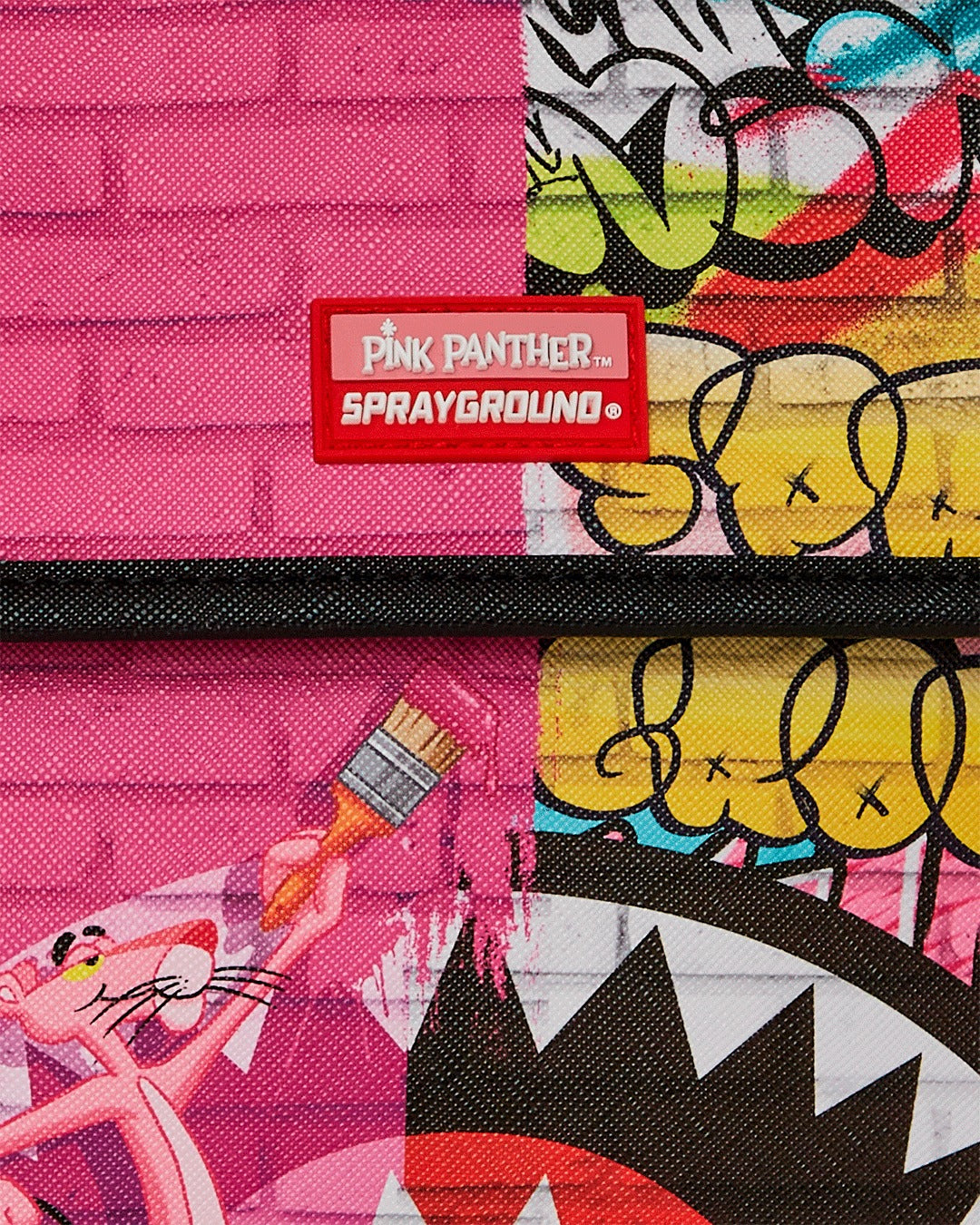 PINK PANTHER PAINTING MESSENGER SLING