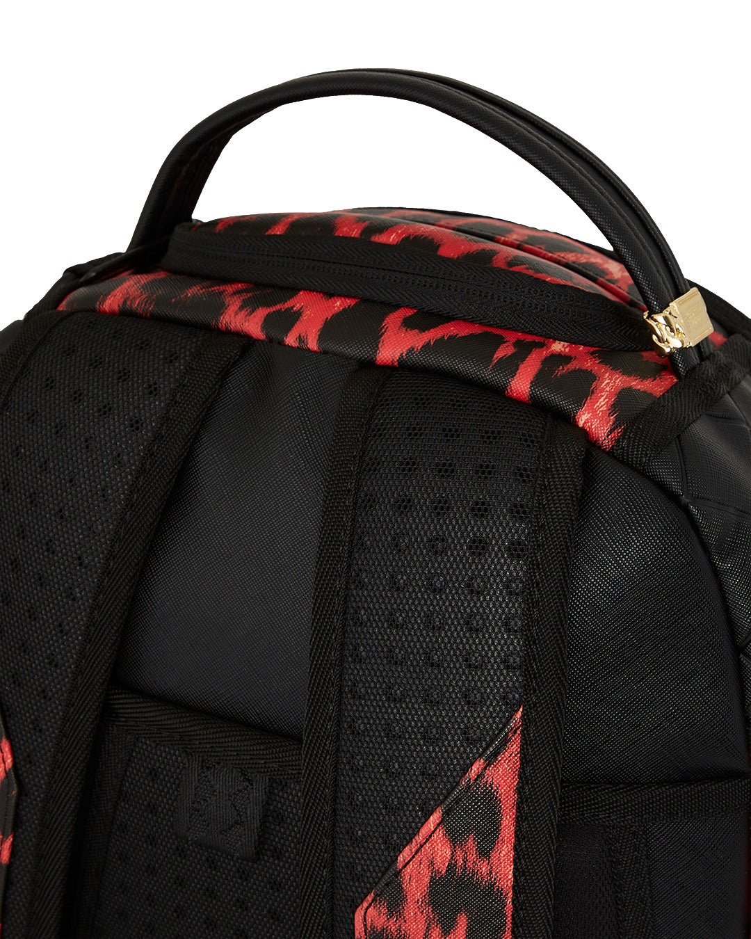 RED LEOPARD PUFFER DLX BACKPACK