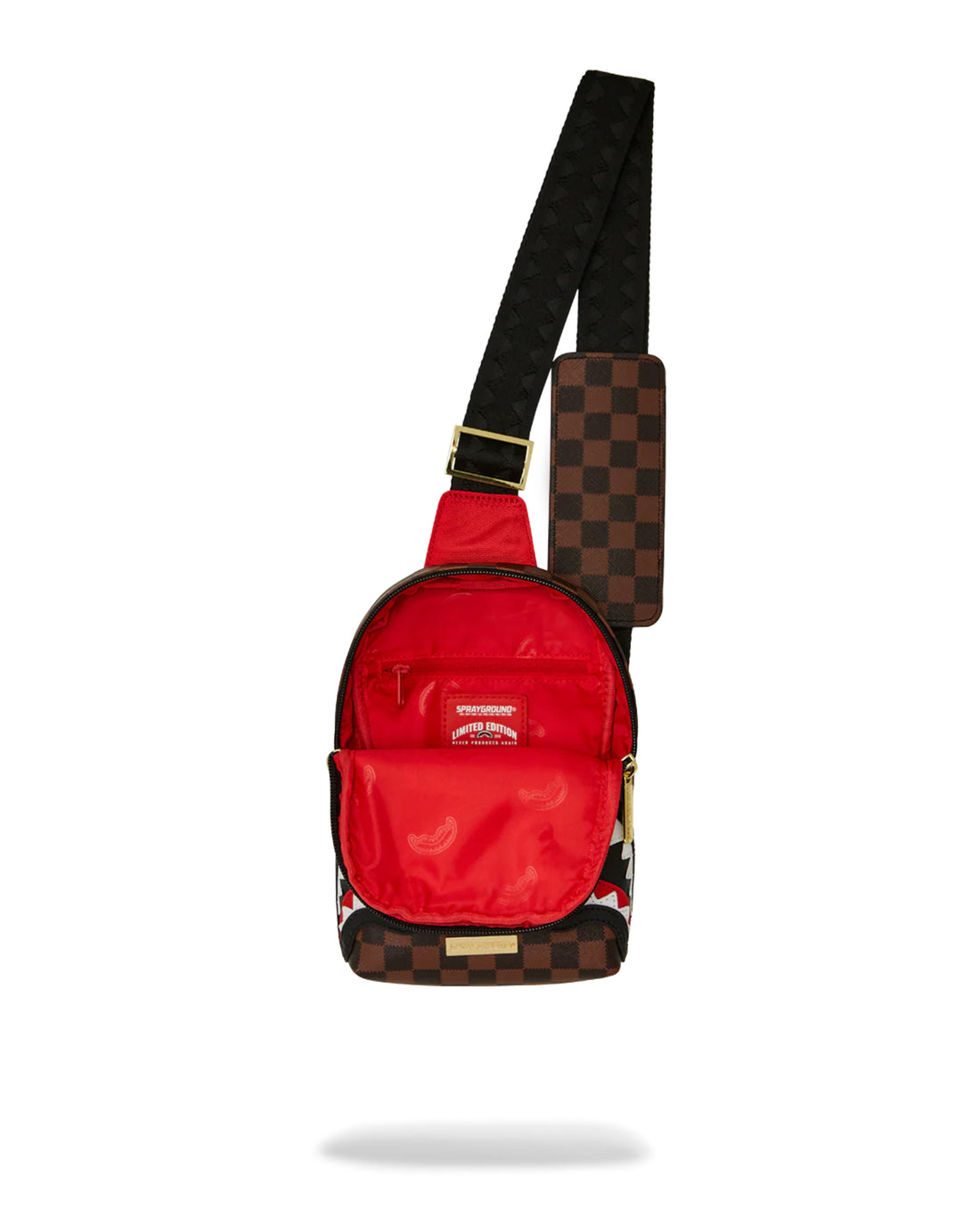 SAWTOOTH SHARKS IN PARIS ONE-STRAP SLING