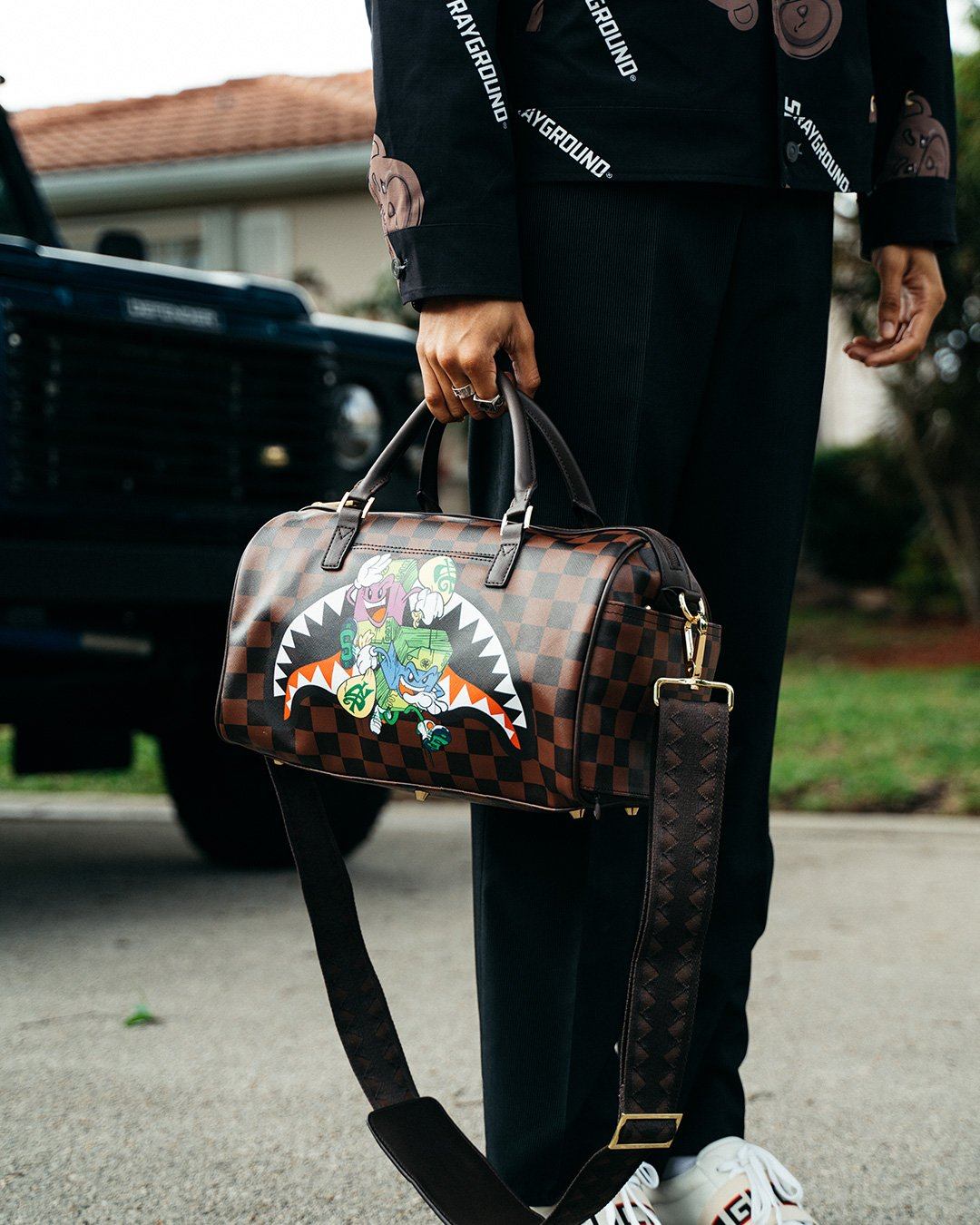 Sprayground Bag MONEY CHASER MINI DUFFLE Brown