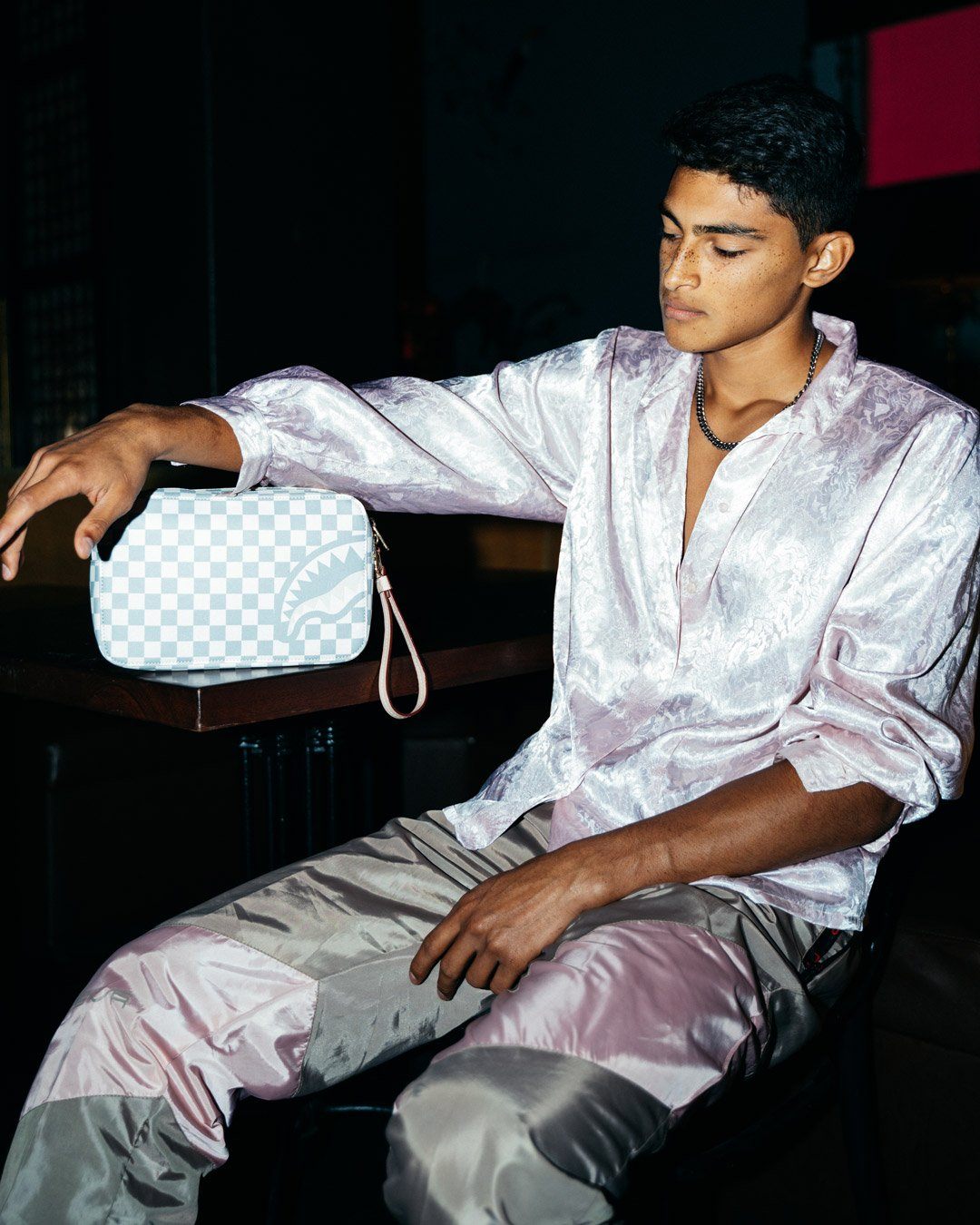 Sprayground Pochette ROSE ALL DAY LA PALAIS TOILETRY White