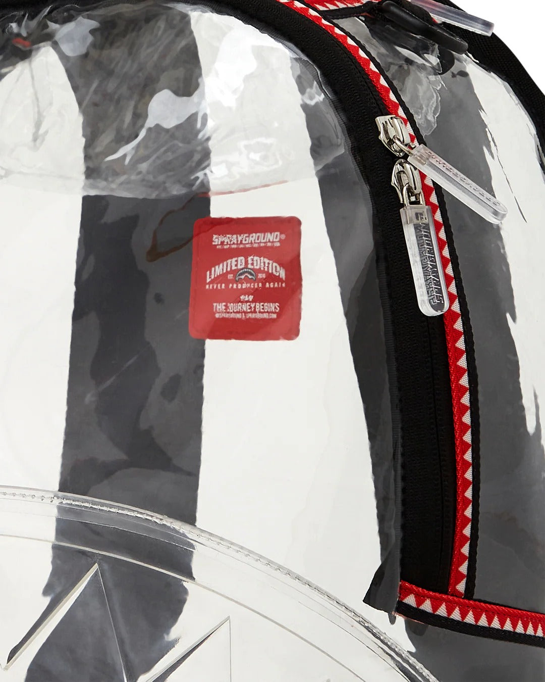 VSM PIPING DLX CLEAR BACKPACK