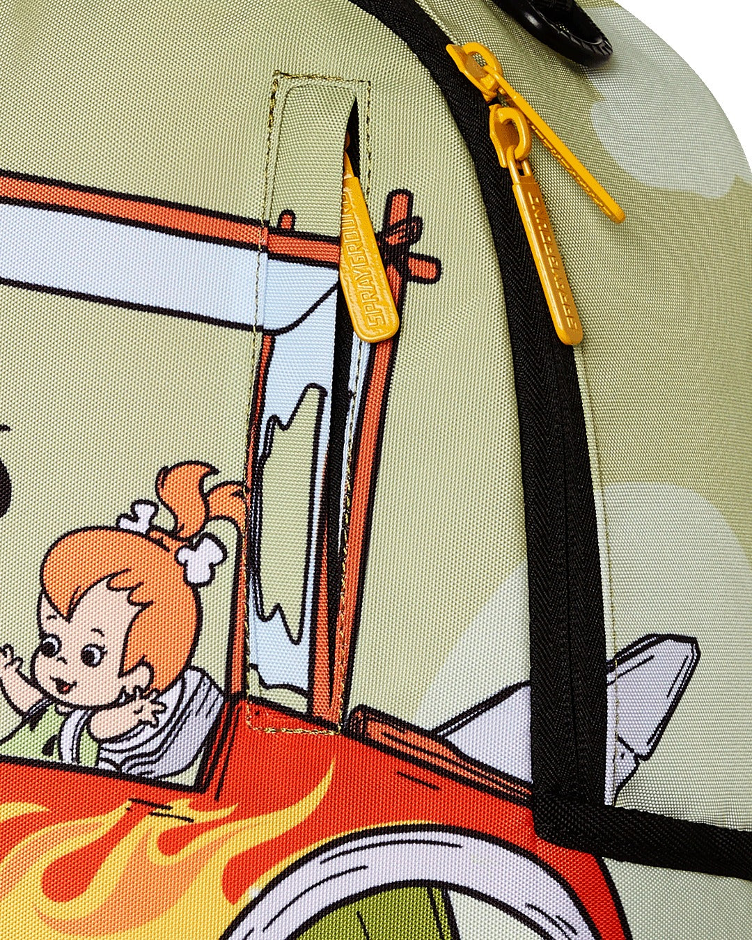 FLINSTONES BLINGED OUT CAR DLXR BACKPACK