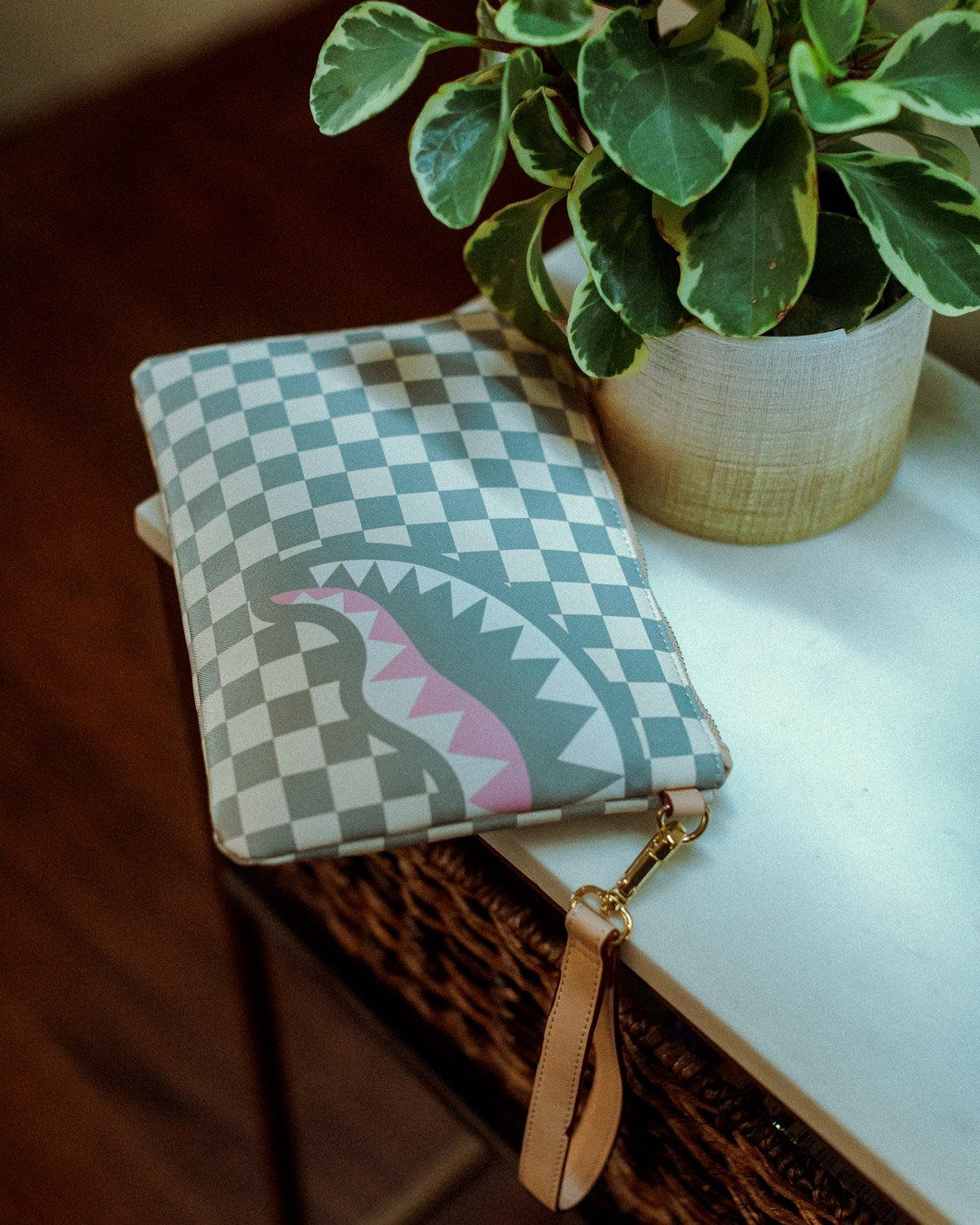 Sprayground Pochette ROSE ALL DAY LA PALAIS POUCHETTE White