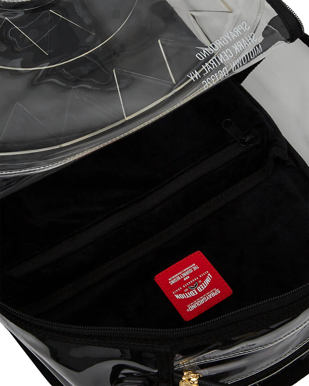 SHARK CENTRAL CLEAR DLXSV BACKPACK BLACKPANEL