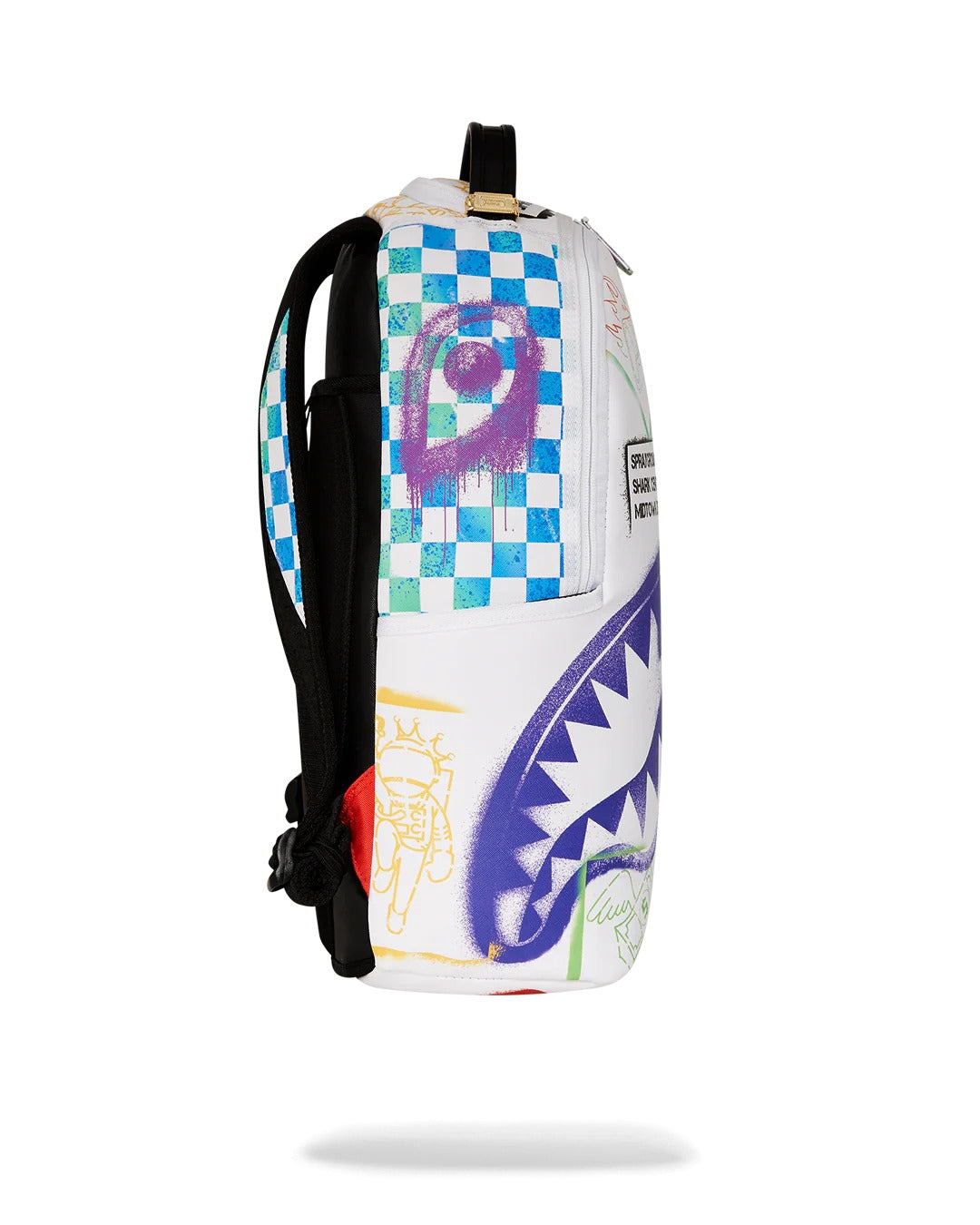 SHARK CENTRAL STENCILS WHITE DLXSV BACKPACK