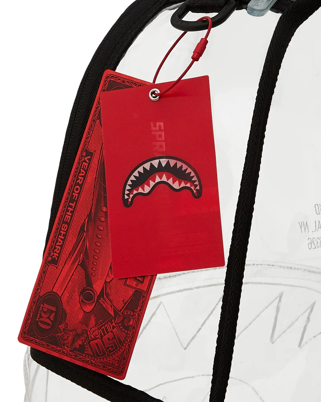 SHARK CENTRAL CLEAR DLX BACKPACK