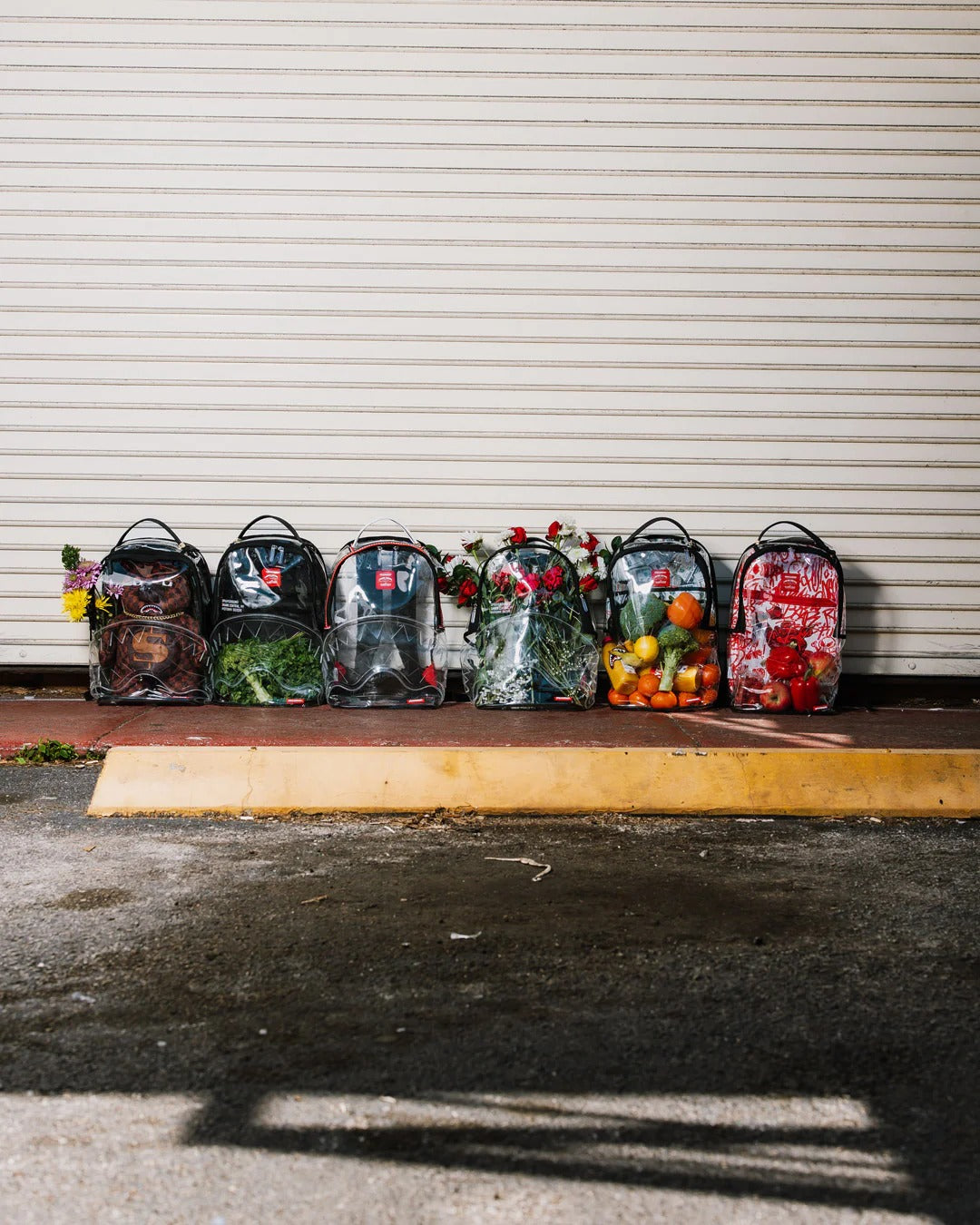 MONEY PILE DLXS CLEAR BACKPACK