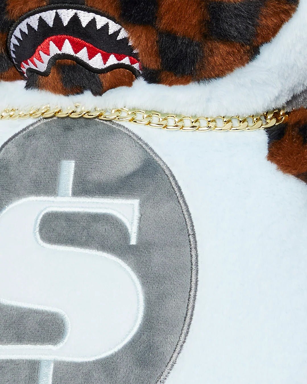 MONEY BEAR IN SHARK COSTUME BEAR BACKPACK