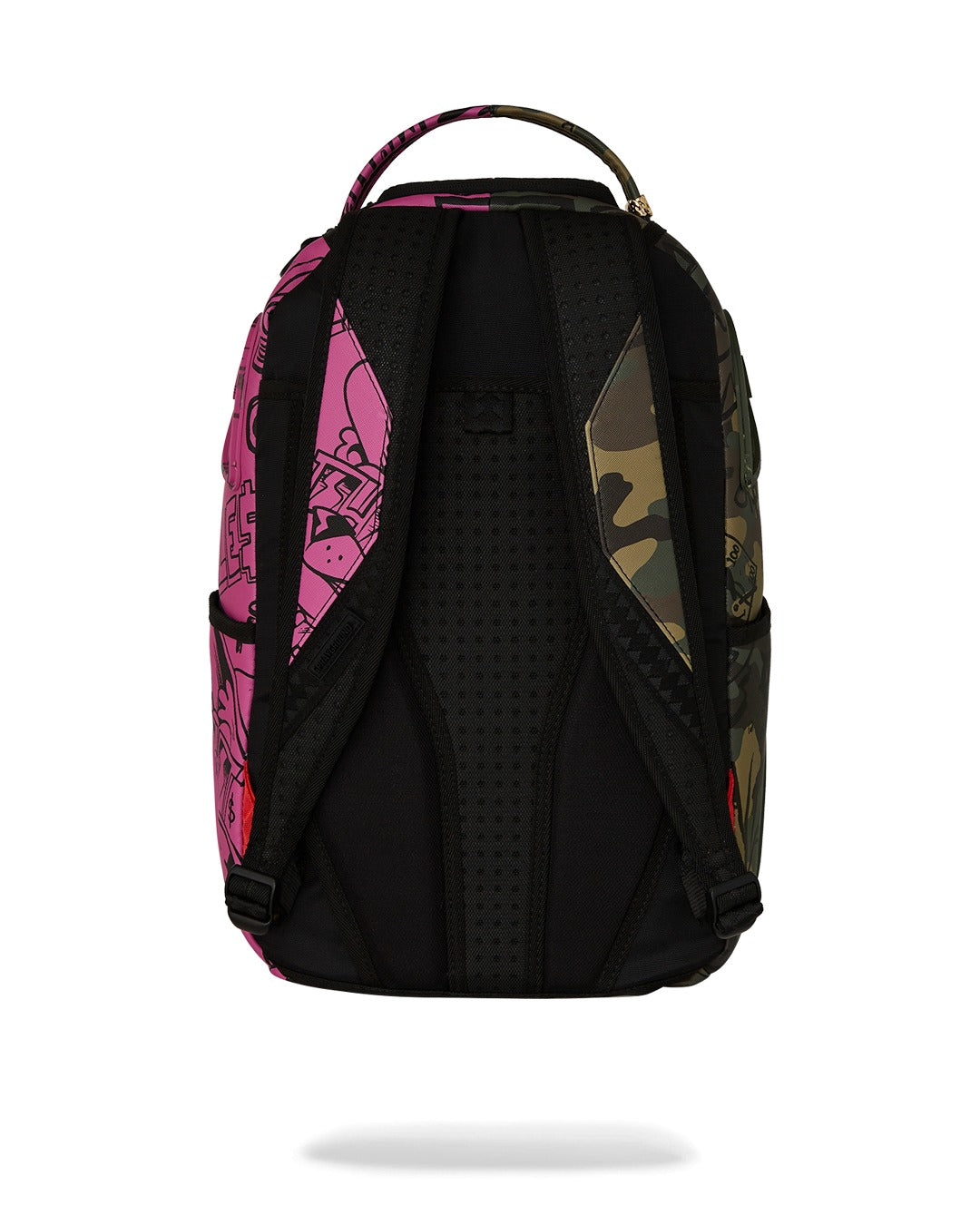 SPLIT PINK AND CAMO DLX BACKPACK
