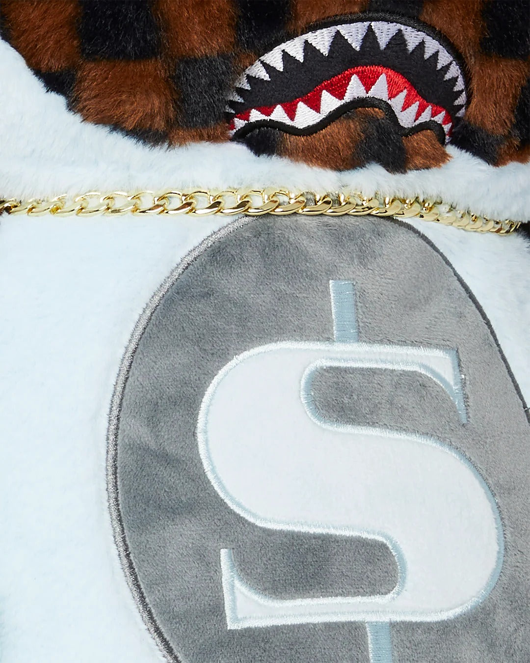 MONEY BEAR IN SHARK COSTUME BEAR BACKPACK