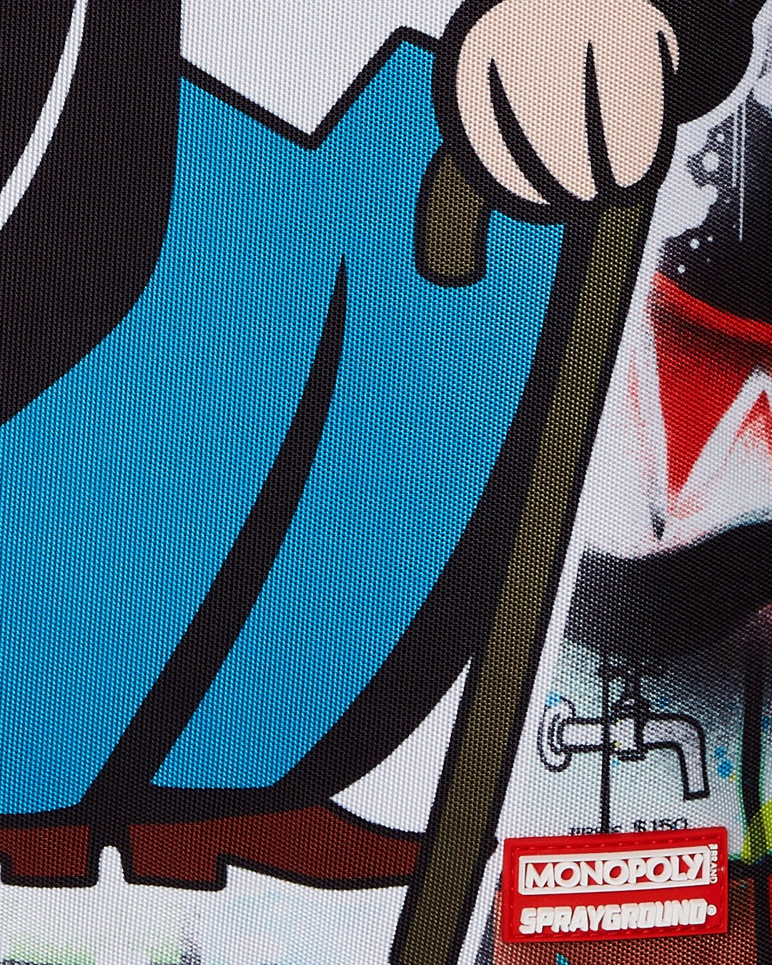 MONOPOLY MAN SPRAYED BOARD DLXR BACKPACK