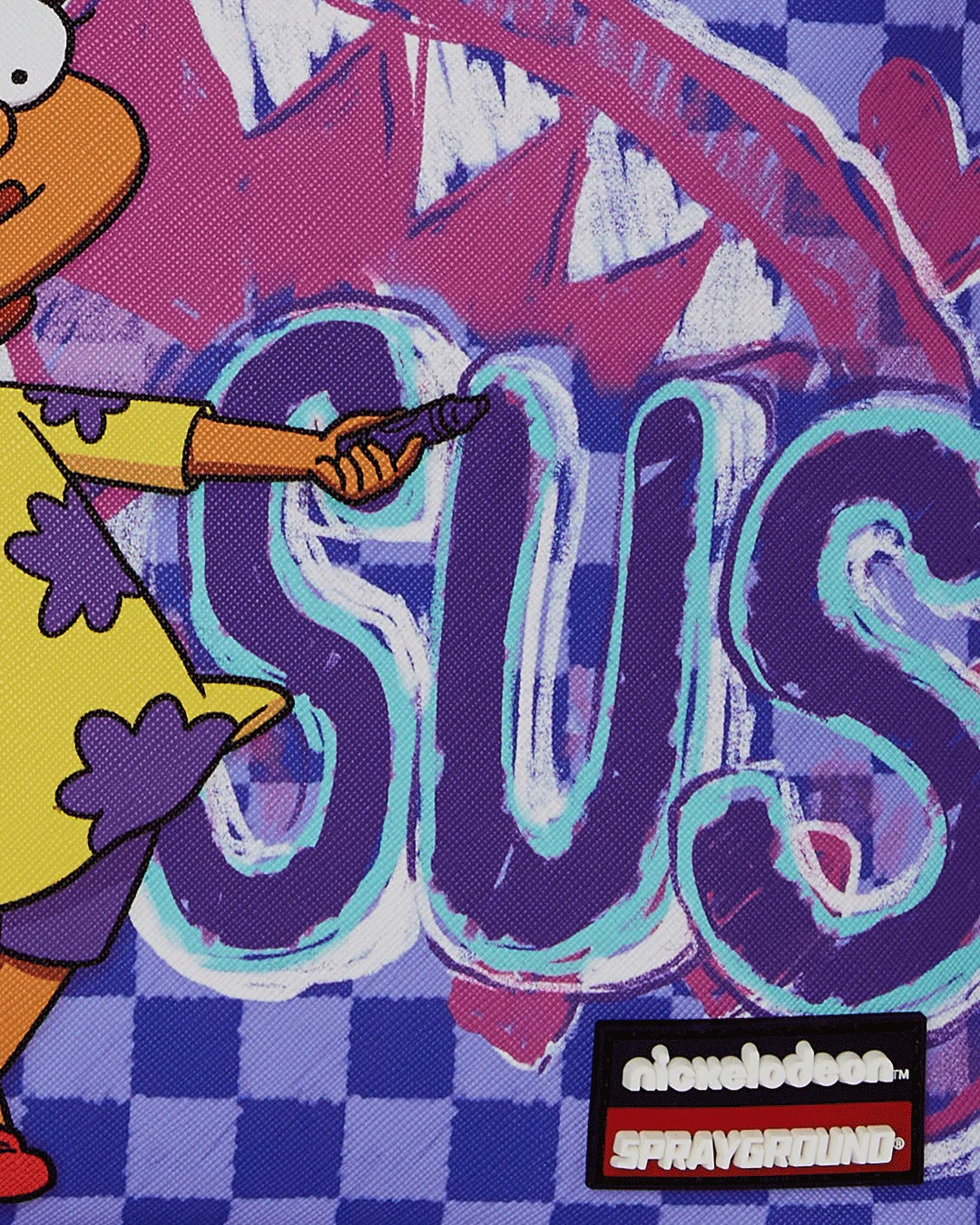 SUSIE CRAYON SHARK MESSENGER TOTE