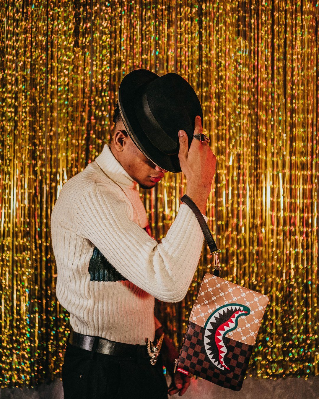 Sprayground Pochette PARIS VS FLORENCE POCHETTE Brown