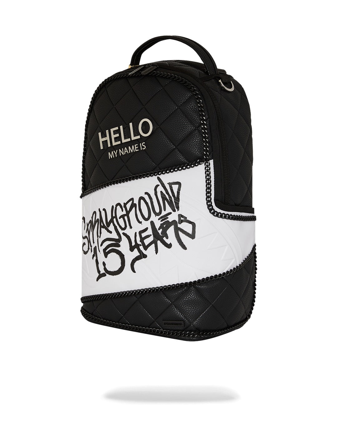 HELLO MY NAME IS 15 YEARS QUILTED BACKPACK