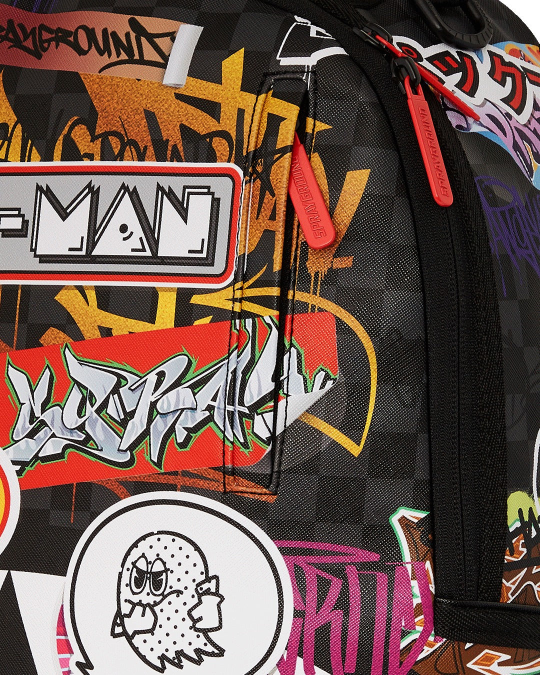 PACMAN STICKERS DLXSV BACKPACK