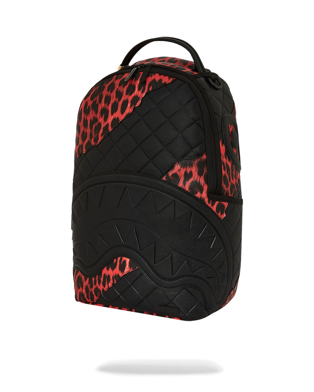 RED LEOPARD PUFFER DLX BACKPACK