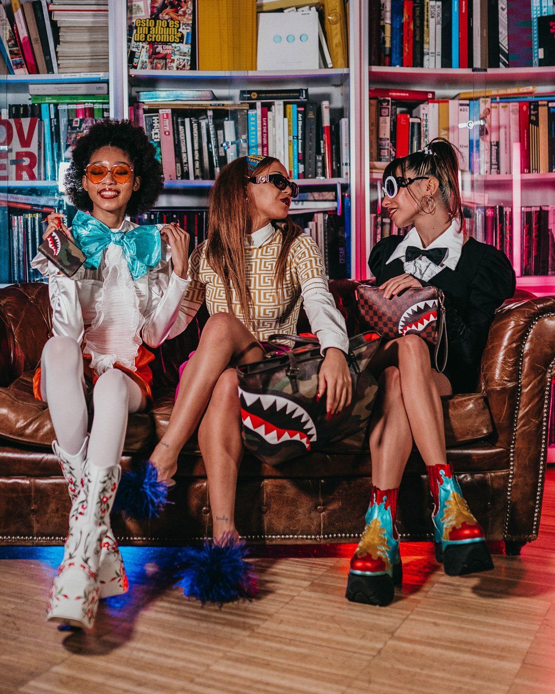 Sprayground Pochette CHECKS & CAMO POCHETTE Brown