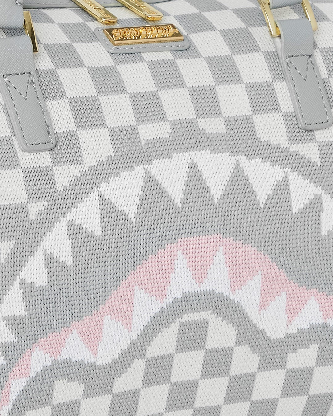 KNIT SHARKS IN PARIS IN CREAM MINI DUFFLE