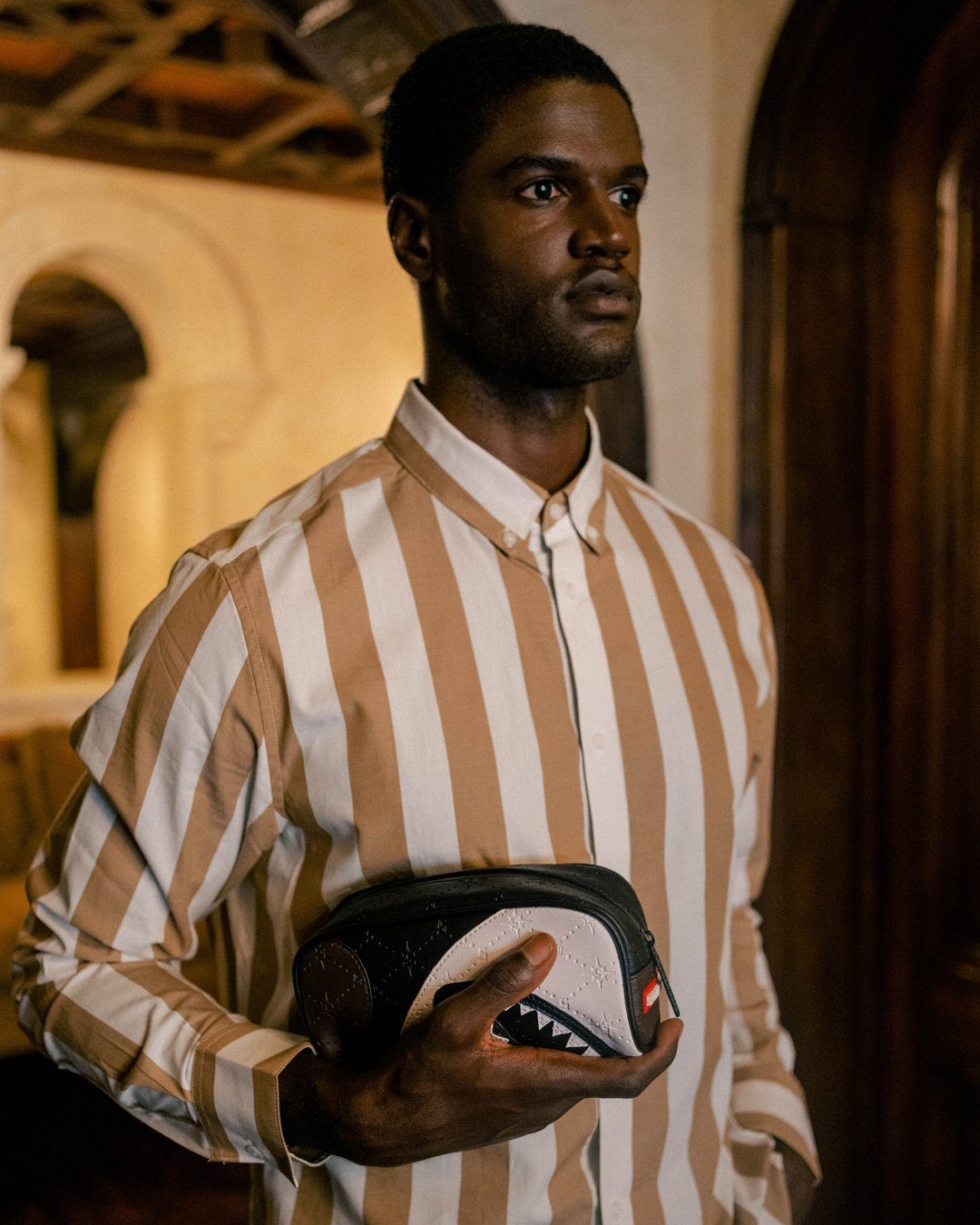 Sprayground Pochette V.V.I.P. POUCH Black