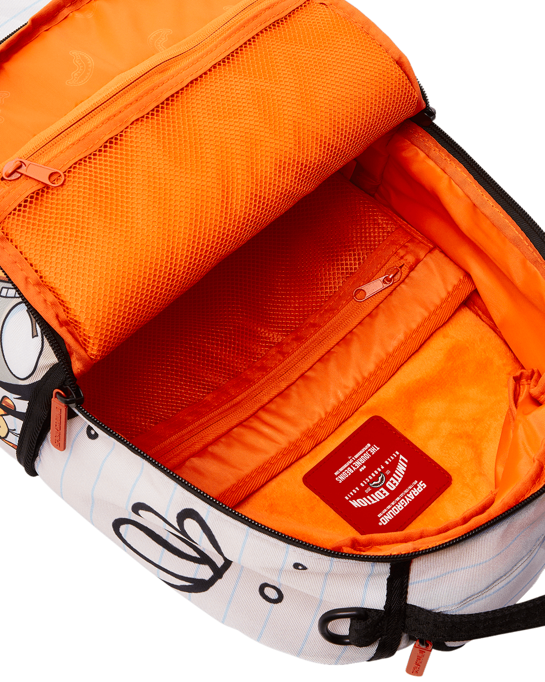 Sprayground Backpack SPONGEDOODLEBOB EATING White