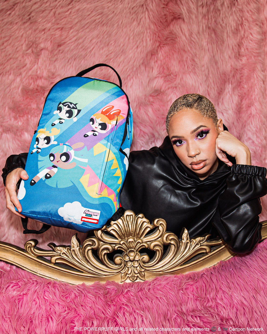 Power Puff Girls Action Shark Dlxsr Backpack
